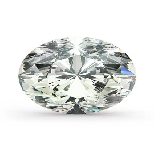 Lab Grown IGI 0.35ct VVS2 F Oval Diamant LG778696745
