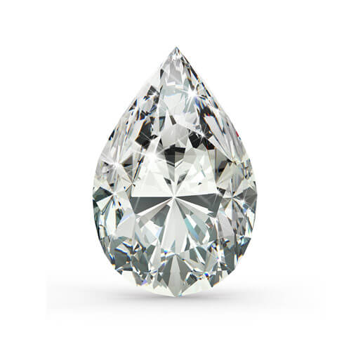 Lab Grown IGI 0.32ct VS2 D Pear Diamant LG670470047