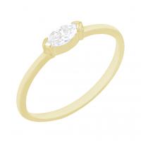 Eleganter Ring mit Marquise-Diamanten Catrin