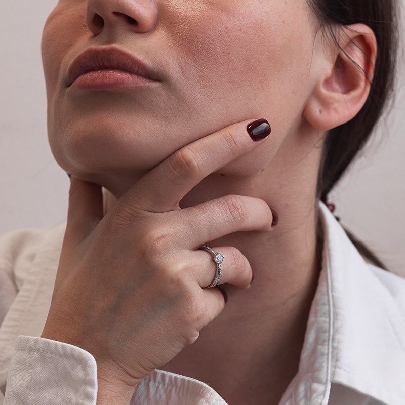 Ring Mit Aquamarin Und Lab Grown Diamanten Sewyn Eppi De