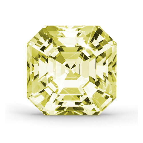 GIA 0.5ct SI1 FANCY Asscher Diamant 1497776069