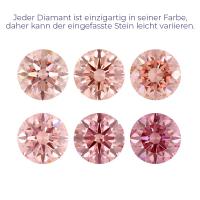 Lab Grown IGI 0.34ct VS2 Fancy Intense Brownish Pink Round diamant LG618488916