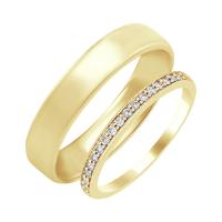 Eternity Ring mit Lab Grown Diamanten und großem Ring Minke