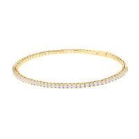 Goldenes Flexi Armband mit Lab Grown Diamanten Monroe