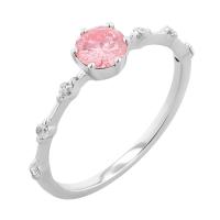 Verlobungsring mit IGI zertifiziertem Fancy Pink Lab Grown Diamanten Imelda