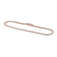 Goldenes Tennisarmband mit Diamanten Graf