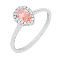 Verlobungsring mit einem zertifizierten fancy pink Lab Grown Diamanten Simone