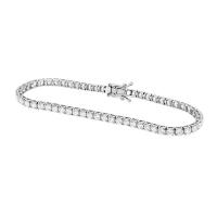 Goldenes Tennisarmband mit Diamanten Court