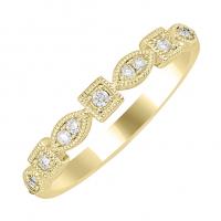 Silberner Eternity-Ring mit Lab Grown Diamanten Hadya