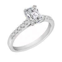 Verlobungsring mit Emerald-Diamant Lonia