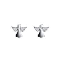 Silberne Ohrringe mit Engeln Cael