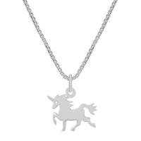 Anhänger in Silber mit Pferd Unicorn